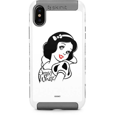 Disney Snow White Black and White Art iPhone Cases