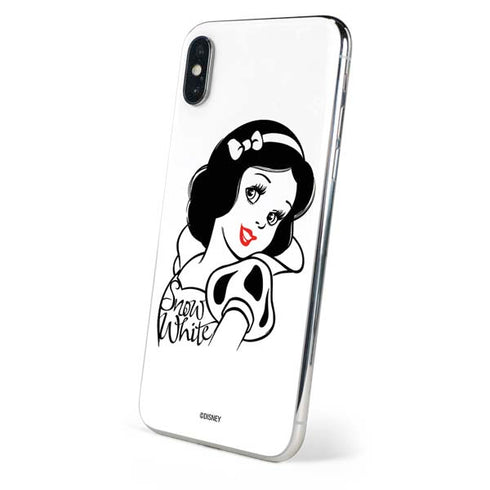 Disney Snow White Black and White Art iPhone XS Max Skin