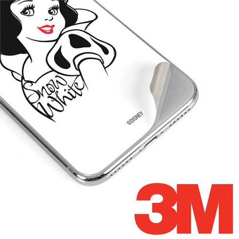 Disney Snow White Black and White Art iPhone XS Max Skin
