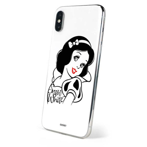 Disney Snow White Black and White Art iPhone XS Skin
