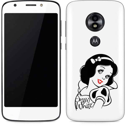 Disney Snow White Black and White Art Moto E5 Play Skin