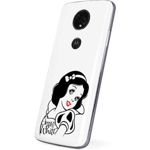 Disney Snow White Black and White Art Moto E5 Plus Skin