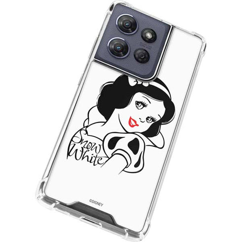 Disney Snow White Black and White Art Moto G 5G (2025) Clear Case