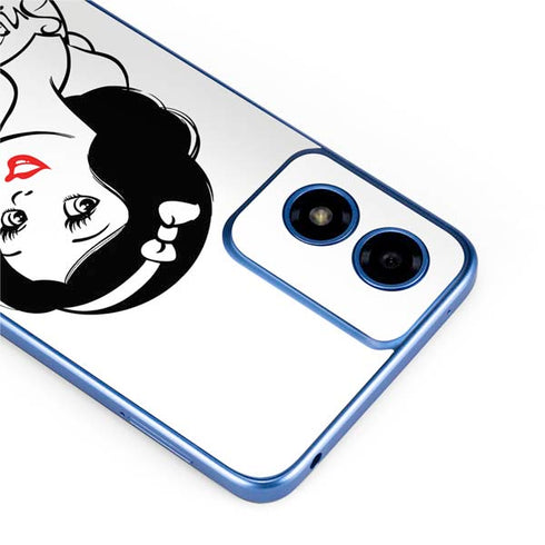 Disney Snow White Black and White Art Moto G Play 4G (2024) Skin