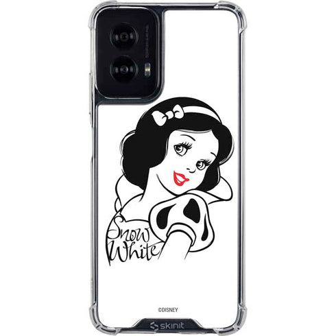 Disney Snow White Black and White Art Moto G Power 5G (2024) Clear Case