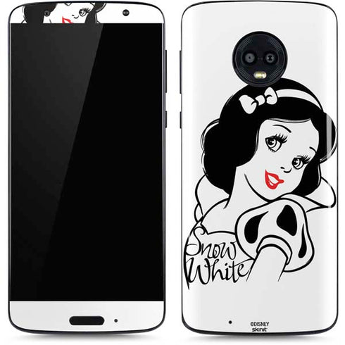 Disney Snow White Black and White Art Moto G6 Skin