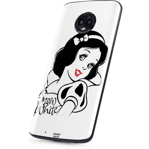 Disney Snow White Black and White Art Moto G6 Skin