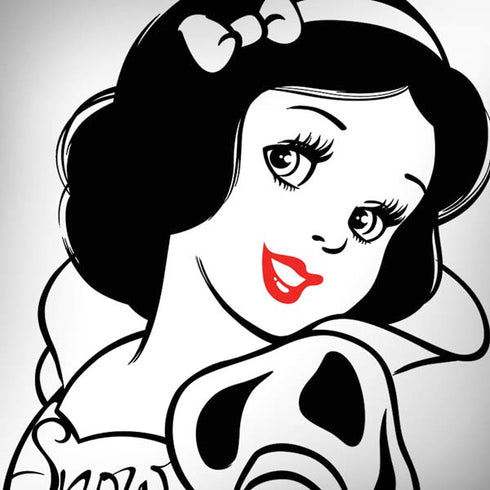 Disney Snow White Black and White Art Moto G6 Skin