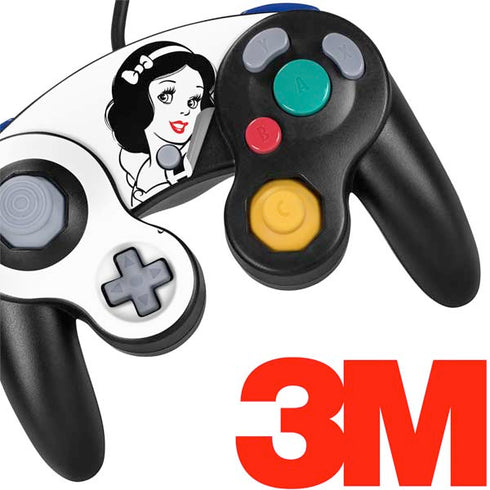 Disney Snow White Black and White Art Nintendo GameCube Controller Skin