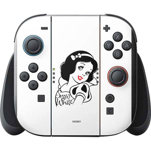 Disney Snow White Black and White Art Nintendo Switch 2 (2025) with Joy-Con Skin
