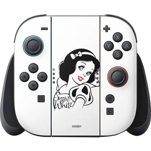 Disney Snow White Black and White Art Nintendo Switch 2 (2025) Joy-Con Controller Skin