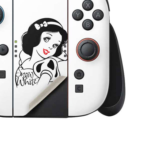 Disney Snow White Black and White Art Nintendo Switch 2 (2025) Joy-Con Controller Skin