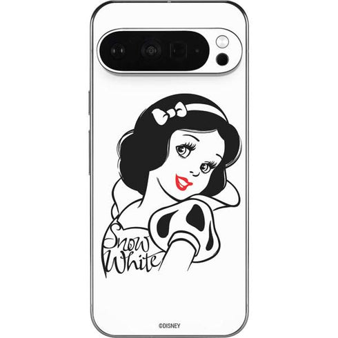 Disney Snow White Black and White Art Pixel 9 Pro XL Skin