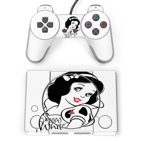 Disney Snow White Black and White Art PlayStation Classic Bundle Skin