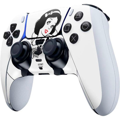 Disney Snow White Black and White Art PS5 DualSense Edge Pro Controller Skin