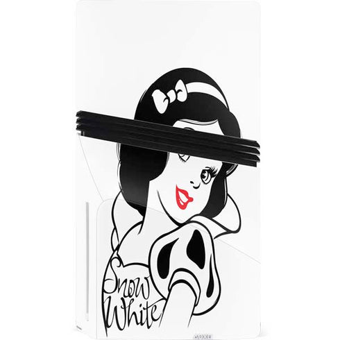 Disney Snow White Black and White Art PS5 Pro Disk Bundle Skin