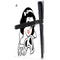 Disney Snow White Black and White Art PS5 Pro Disk Console Skin