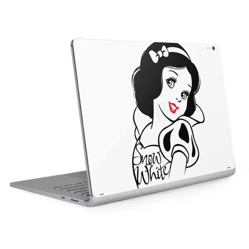 Disney Snow White Black and White Art Surface Book 2 15in Skin