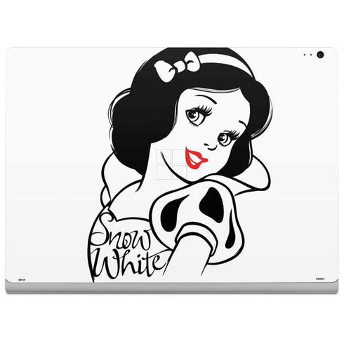 Disney Snow White Black and White Art Surface Book 2 15in Skin
