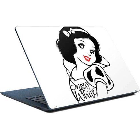 Disney Snow White Black and White Art Surface Laptop Skin