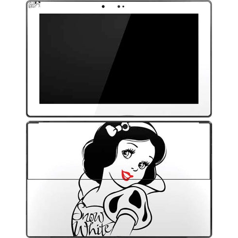 Disney Snow White Black and White Art Surface Pro Tablet Skin
