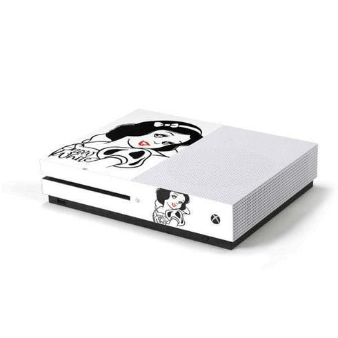 Disney Snow White Black and White Art Xbox One S Console Skin