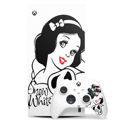 Disney Snow White Black and White Art Xbox Series X Skins