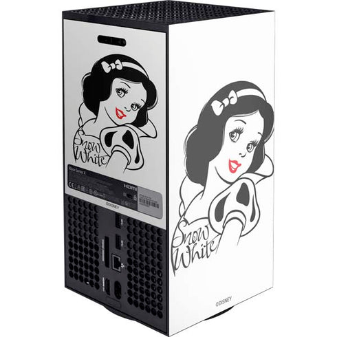 Disney Snow White Black and White Art XBox Series X Digital Edition Console Skin