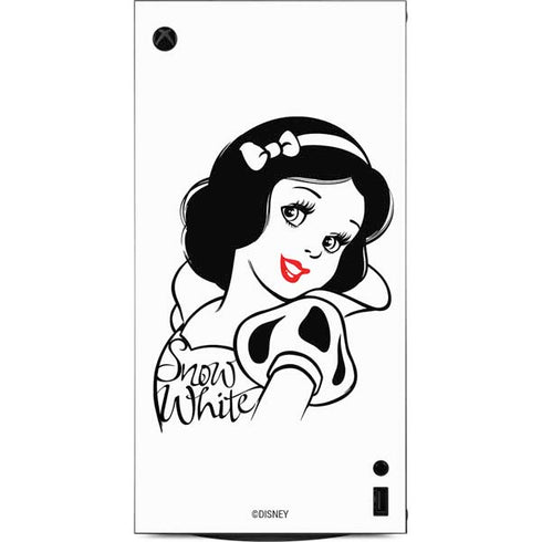 Disney Snow White Black and White Art XBox Series X Digital Edition Console Skin