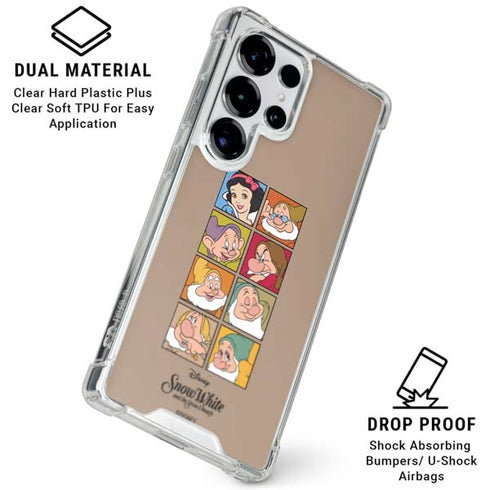 Disney Snow White Character Portraits Galaxy S25 Ultra Clear Case