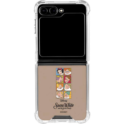 Disney Snow White Character Portraits Galaxy Z Flip6 Clear Case