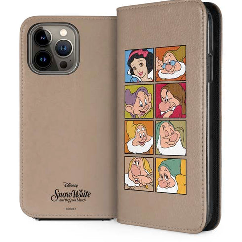 Disney Snow White Character Portraits iPhone 14 Pro Max Folio Case