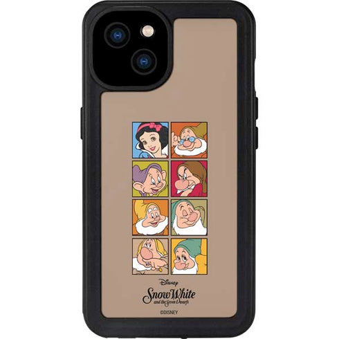 Disney Snow White Character Portraits iPhone 15 Plus Waterproof Case