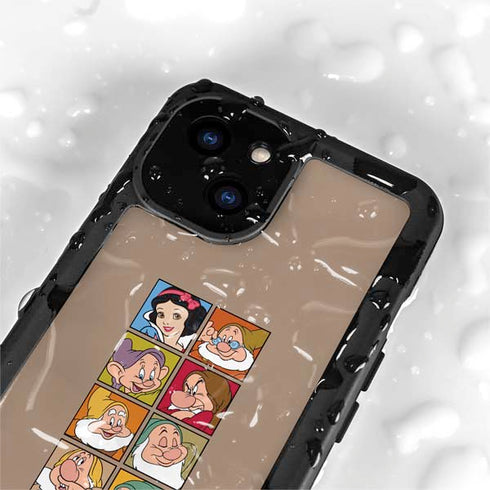 Disney Snow White Character Portraits iPhone 15 Plus Waterproof Case