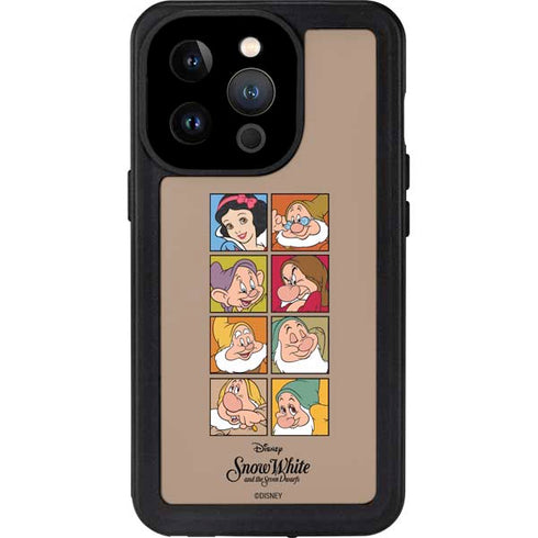 Disney Snow White Character Portraits iPhone 15 Pro Waterproof Case