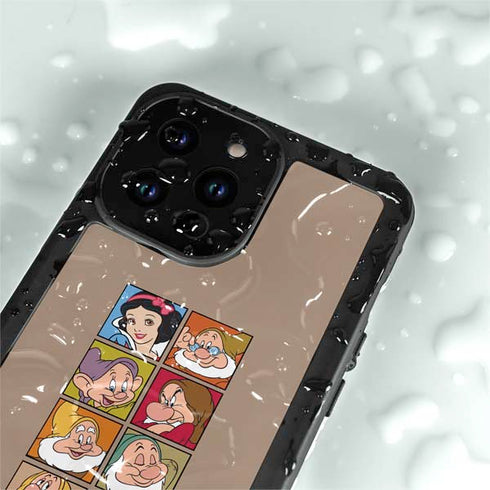 Disney Snow White Character Portraits iPhone 15 Pro Waterproof Case
