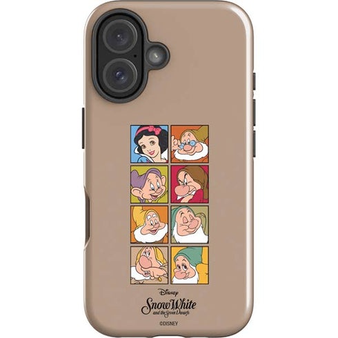 Disney Snow White Character Portraits iPhone 16 Plus Impact Case