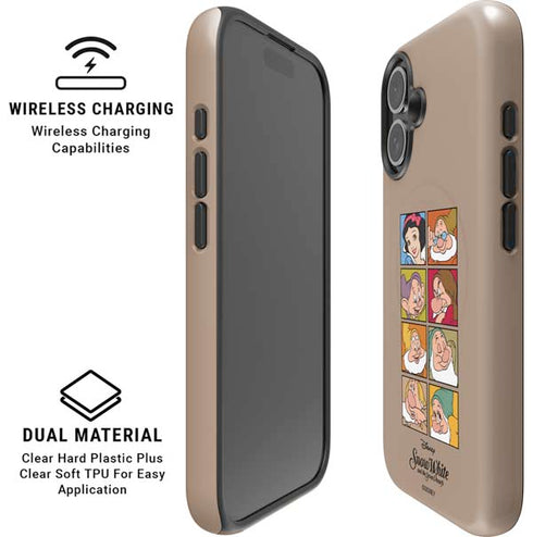 Disney Snow White Character Portraits iPhone 16 Plus Magsafe Impact Case