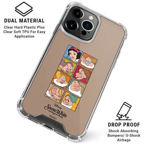 Disney Snow White Character Portraits iPhone 16 Pro Max Clear Case
