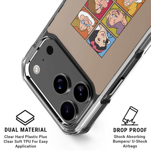 Disney Snow White Character Portraits iPhone 18 Pro Clear Case