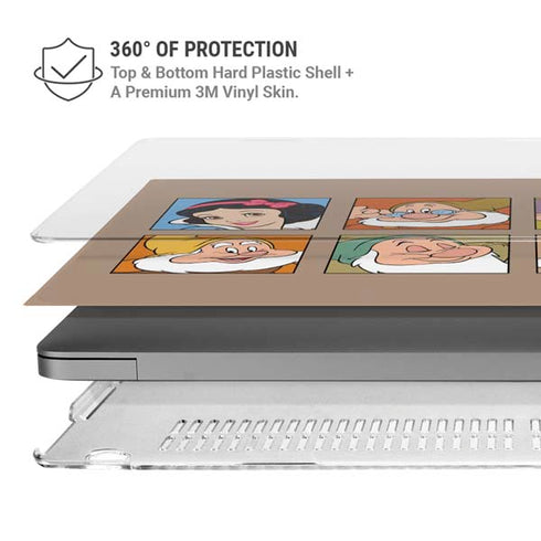 Disney Snow White Character Portraits MacBook Pro 14in (2021-24) Case plus Skin
