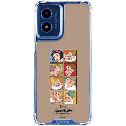 Disney Snow White Character Portraits Moto G 5G (2024) Clear Case