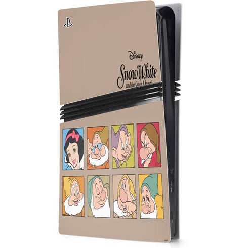 Disney Snow White Character Portraits PS5 Pro Console Skin