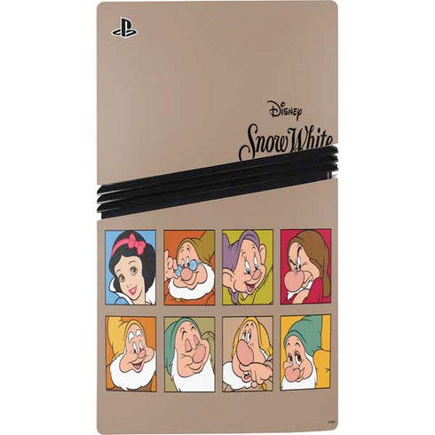 Disney Snow White Character Portraits PS5 Pro Console Skin