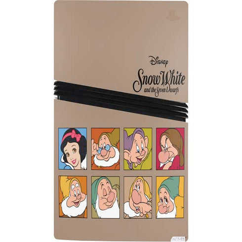 Disney Snow White Character Portraits PS5 Pro Console Skin