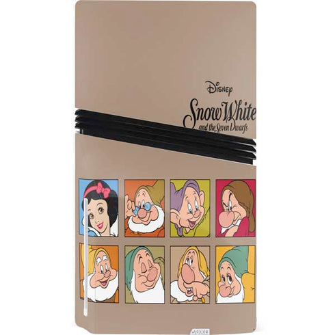Disney Snow White Character Portraits PS5 Pro Disk Console Skin