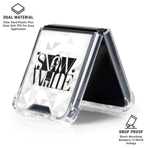 Disney Princess Snow White Chromatic Galaxy Z Flip6 Clear Case