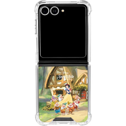 Disney Snow White Classic Cover Galaxy Z Flip7 Clear Case