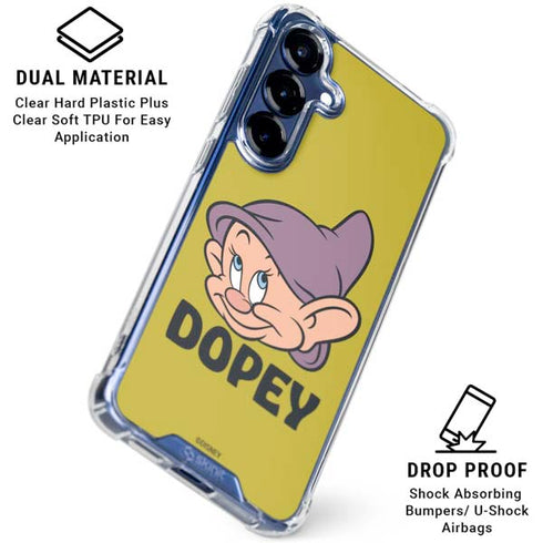 Disney Snow White Dopey Dwarf Galaxy S25 Plus Clear Case