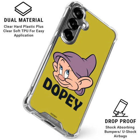 Disney Snow White Dopey Dwarf Galaxy S26 Clear Case
